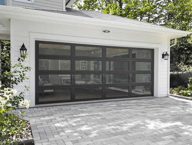 Abington Garage Door Repair design specialist presenting custom garage door options to Abington homeowner