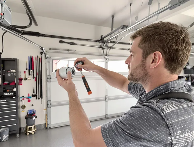 Garage door opener repair service by Abington Garage Door Repair in Abington
