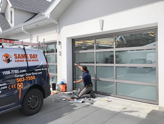 Same-day garage door repair service by Abington Garage Door Repair in Abington